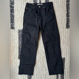 Levis Ribcage denim